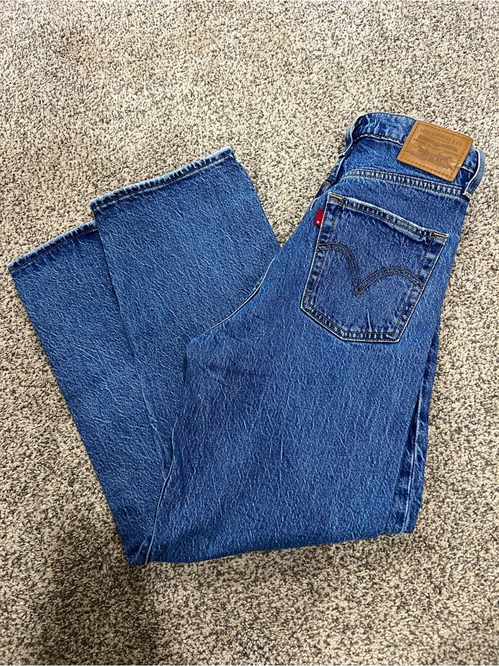 Levi's Blue Relaxed Fit Women's Jeans